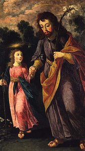 Saint Joseph And The Child — Josefa De Óbidos