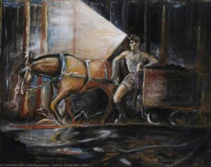 Scene in a Coal Mine (recto)