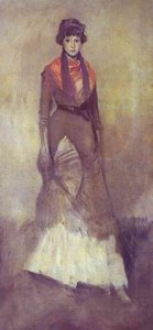 Armonía En Tono Crema Y Púrpura — James Abbott Mcneill Whistler