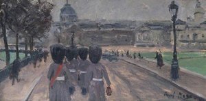 The Bank Picquet on Its Way to the City