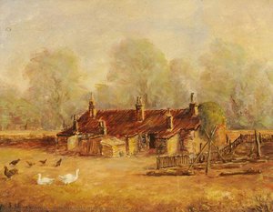 Old Houses In Havelock Road, Southall — Ernest A. L. Ham, Contemporary Realism