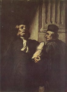Two Lawyers — Honoré Daumier