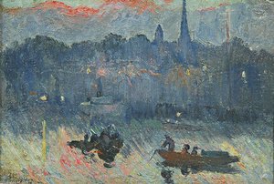 Sunset On The Bay — Richard Hayley Lever