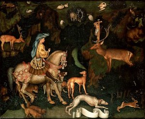 The vision of Saint Eustace, NG London