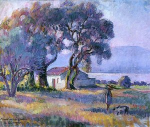 A Girl By The Lake — Henri Lebasque
