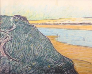 Study for Pont-Aven red sky (former title: L