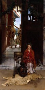 The Way To The Temple — Lourens Alma Tadema