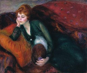 Young Woman In Green — William James Glackens