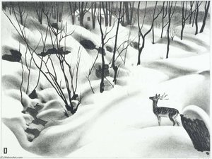 Edge Of The Forest — Louis Lozowick