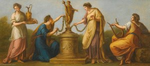 A Sacrifice To Hymen — Angelica Kauffmann (maria Anna Angelika)