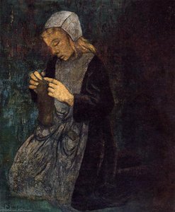 Young Breton (also Known As The Little Knitter) — Paul Sérusier