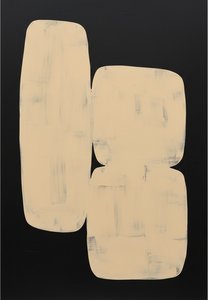 Monolithische Echos In Sand Und Schatten: Eine Singuläre Studie Serenierter Asymmetrie — Laurent Fabre, Neo-abstrakte Kunst