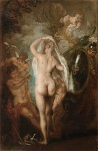 The Judgment Of Paris — Žan Antoan Vato, Rococo Style