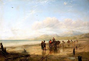 Lancaster Sands, Lancashire — Thomas Creswick