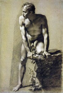 Male Nude — Pierre-paul Prud'hon