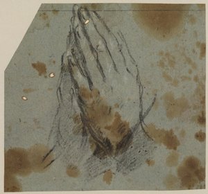 Study Of Praying Hands 1 — Jacopo Bassano (jacopo Da Ponte)