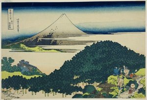Cushion Pine Tree At Aoyama — Katsushika Hokusai