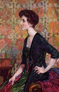 Portrait Of Else Lampe Von Quita — Theo Van Rysselberghe