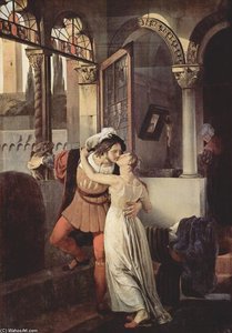 The Last Kiss Given To Juliet By Romeo — Francesco Hayez