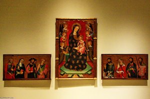 Madonna With Angels Playing Music