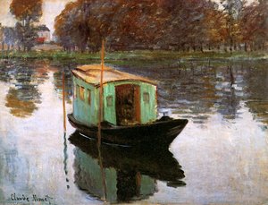 The Studio-boat — Claude Monet