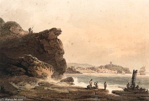 Scarborough From The Rocks — Francis Nicholson