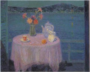 The Mauve Tablecloth — Henri Le Sidaner