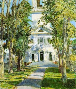The Church At Gloucester — Frederick Childe Hassam