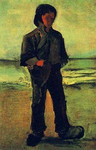 Pecheur Sur La Plage — Vincent Willem Van Gogh, Post-impressionism