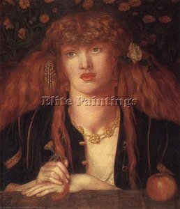 La Bionda Del Balcone — Dante Gabriel Rossetti