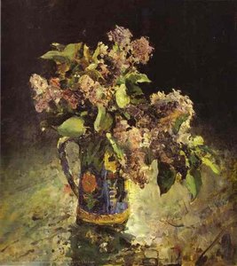 Lilacs In Vase — Valentin Alexandrovich Serov