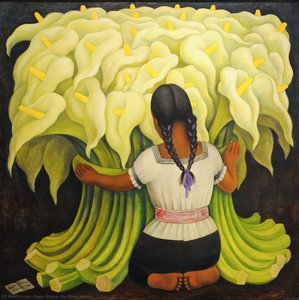 The Flower Vendor — Diego Rivera, Mexican Muralism