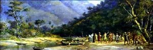 Português A Caminho De Piratininga — Benedito Calixto