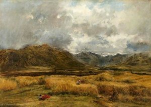 Harvest In The Highlands — Alexander Fraser