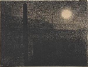 Courbevoie. Factories By Moonlight — Georges Lemmen