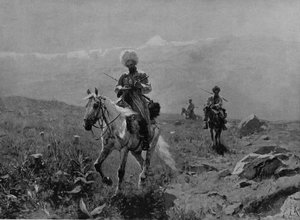 Riders Of The Caucasus — François Flameng
