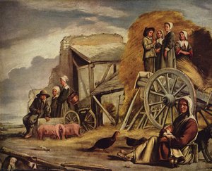 The Cart Or Return From Haymaking — Antoine (brother) Le Nain, Baroque