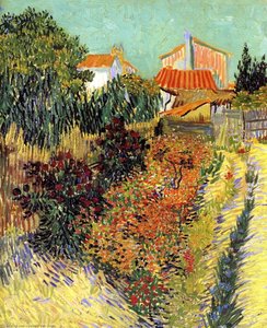 Mittagsstunde Oder Garten Hinter Einem Haus — Vincent Willem Van Gogh