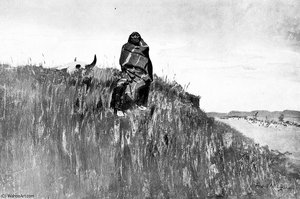 When His Heart Is Bad — Frederic Remington