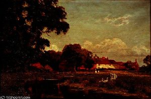 Afterglow, Woolhampton — Edward Wilkins Waite