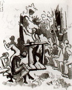 God Takes Hold — Thomas Hart Benton