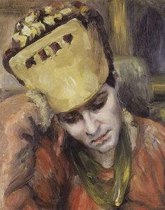 Portrait Of Young Woman With Kokoshnik — Vasily Ivanovich Surikov