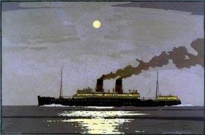 Heysham For Ulster (london, Midland And Scottish Railway Poster Artwork) — Norman Wilkinson