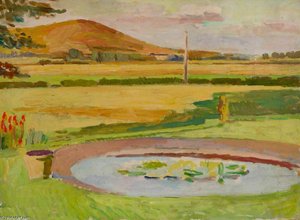 The Pond, Monk's House Garden, Rodmell — Vanessa Bell