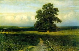 In The Middle Of Flat Valley — Ivan Ivanovich Shishkin
