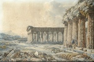 The temple of apollo, paestum
