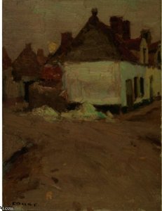 French Village Scene — Eanger Irving Couse