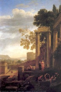 Landscape With The Burial Of Santa Serapia — Claude Lorrain (claude Gellée)