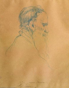 Portrait Of Leo Tolstoy — Ilya Yefimovich Repin, Realism