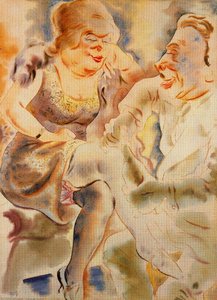 Last Bottle — George Grosz